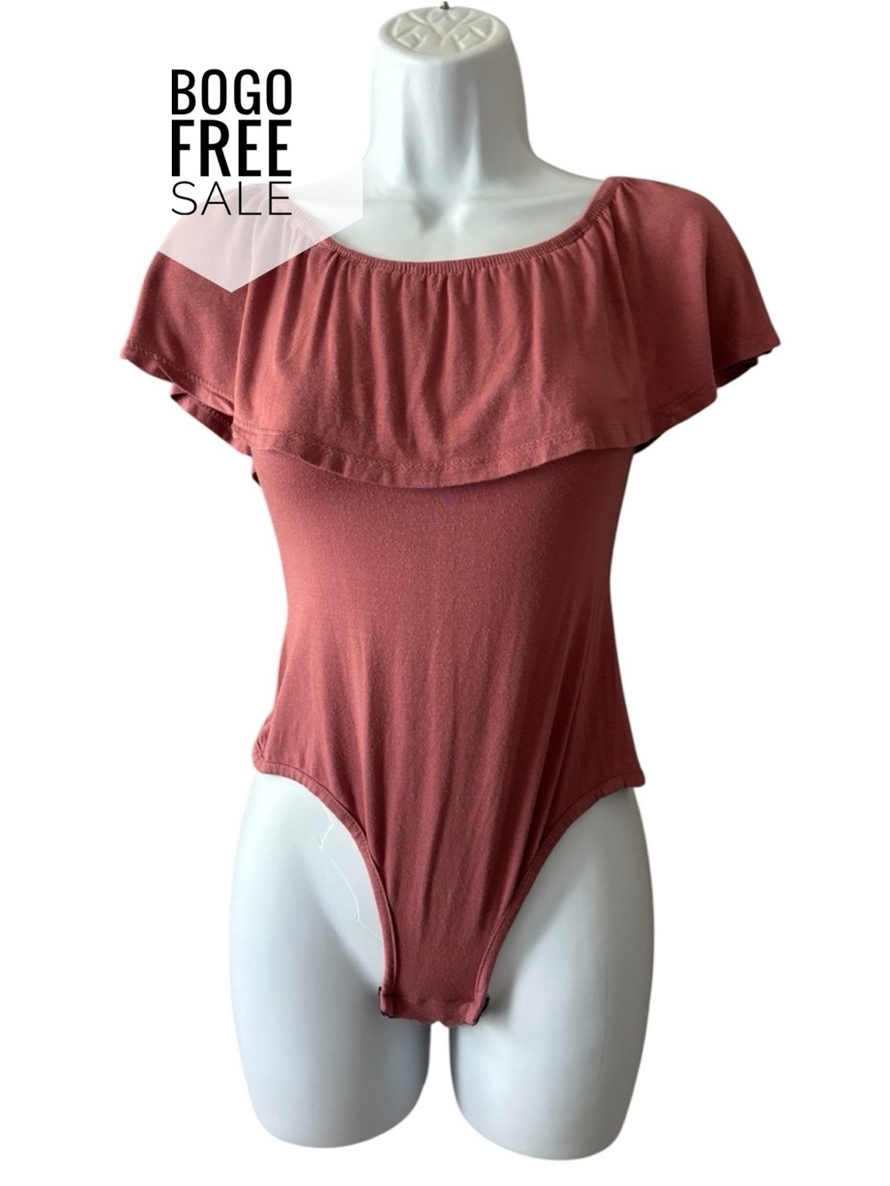 Marci Off-Shoulder Ruffle Bodysuit